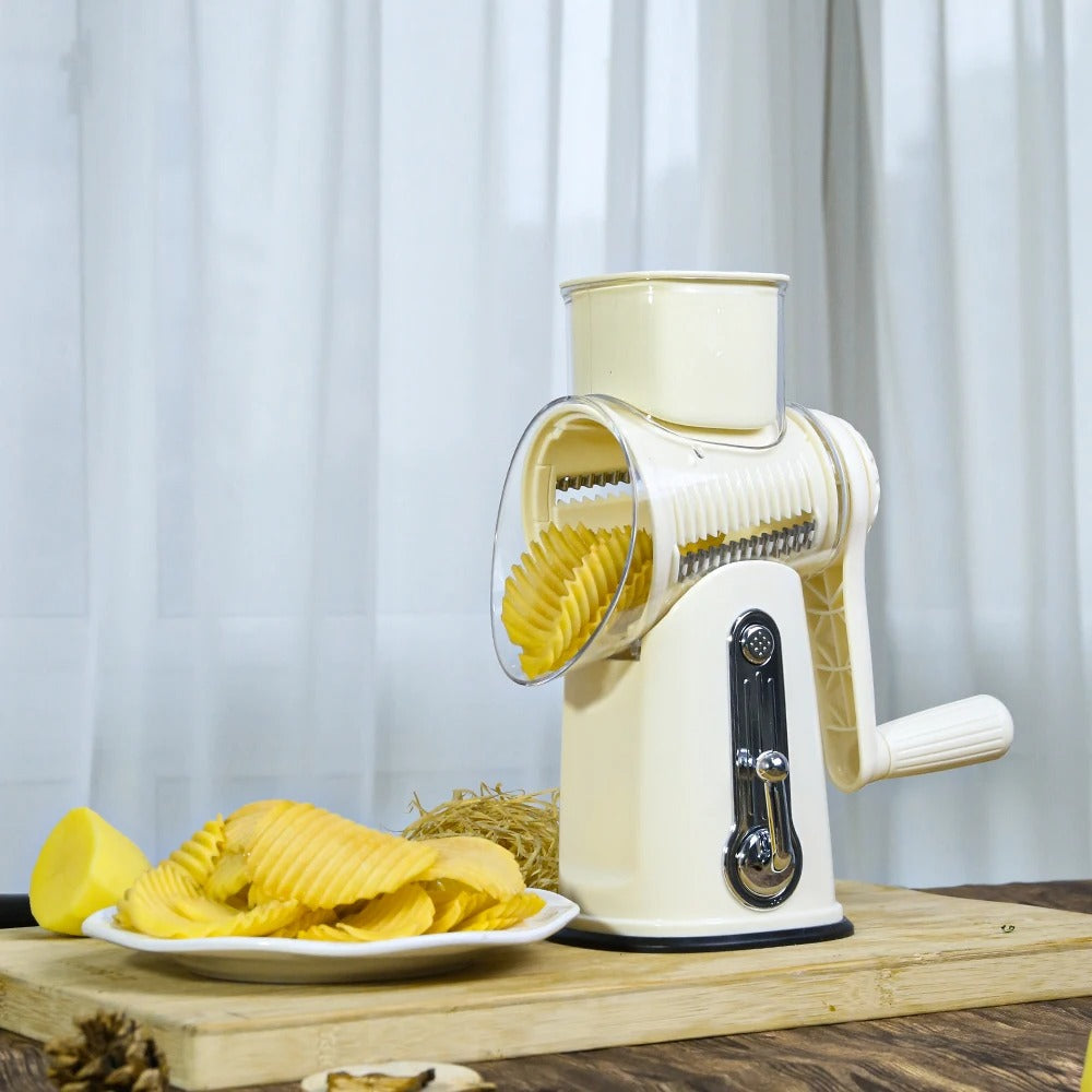 Rotary Cheese Grater with Handle – Effortless Grating for Every Dish